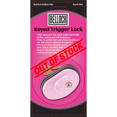 Bellock Keyed Trigger Lock - Pink